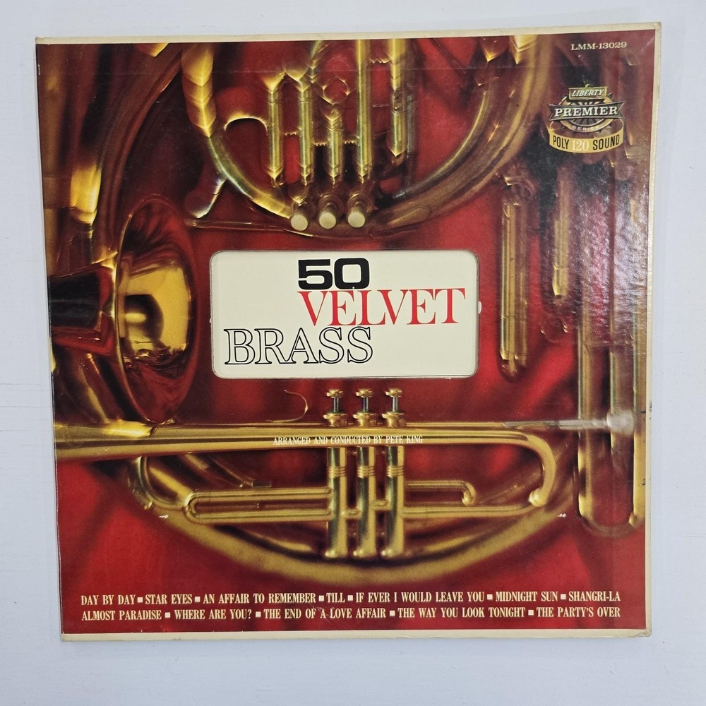 Pete King 50 Velvet Brass LP 1959 Vintage Vinyl Stereo LMM-13029 VG+/VG+